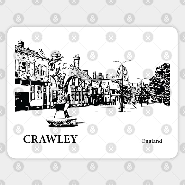 Crawley England Sticker by Lakeric